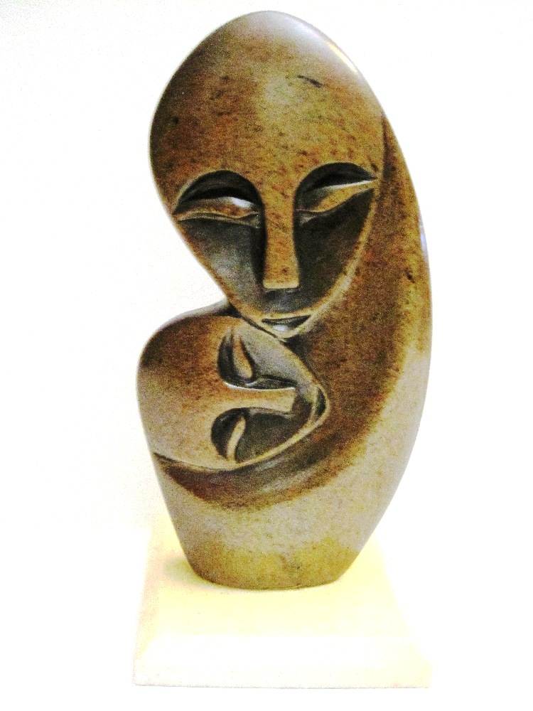 Mother and Child Shona Stone Carving